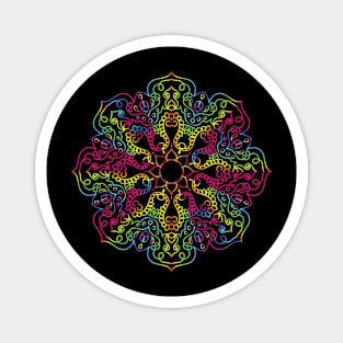 Mandala Rainbow 02588 Magnet